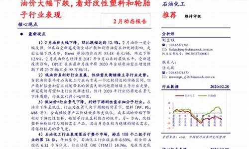 油价下跌塑料行业发展趋势-油价下跌塑料行业